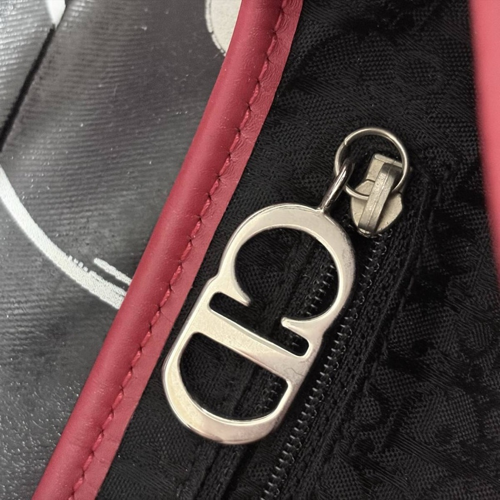 RARE Dior x Galliano Black, Red & White Hardcore Poison Saddle Bag - Picture 11 of 12